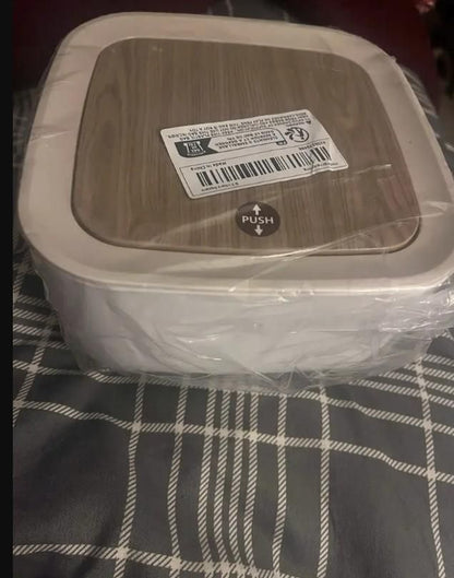 Classy Desktop Push Button Trash Bin